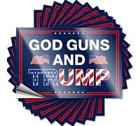 Adesivi e decalcomanie per cassetta degli attrezzi Donald Trump Regali God Guns and Trump Sticker Trump Tool Decal adesivi per auto adesivi e decalcomanie natalizie per cassetta degli attrezzi (12 x