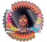 Adesivi e decalcomanie per cassetta degli attrezzi graffiti colorati: un audace adesivi alla moda, 10 pezzi, adesivi divertenti per paraurti (6 x 9 cm)