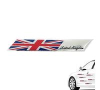 Adesivi emblema della bandiera di Union Jack | Distintivo di emblema di metallo degli del festival bandiera dal regno-inglese | Emblema della festa del cosplay del giubileo della regina plat