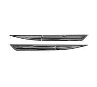 Adesivi Emblema Trim Styling Adatto per Seat Leon Mk1 Mk2 Mk3 Mk4 Style Car Side Wing Fender Decalcomanie Copertura della presa d'aria laterale dell'auto(Carbon Fiber)