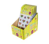 Adesivi fantasia glitter espositore da 24 confezioni