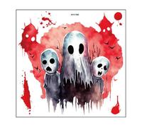 Adesivi fantasma | Aggiunta di spaventosa Adesivi per coperchio del sedile del water | Horror Art Wall Sticker per aggiungere un tocco spaventoso al tuo arredamento di Halloween