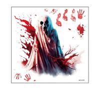 Adesivi fantasma | Aggiunta di spaventosa Adesivi per coperchio del sedile del water | Horror Art Wall Sticker per aggiungere un tocco spaventoso al tuo arredamento di Halloween