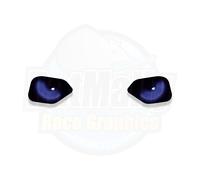 Adesivi Fari Blu Wolf Eye - Compatibili Con Yamaha R1 / R6 - RatMally 2017