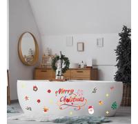 Adesivi festivi da parete e finestra in PVC, progettati per una rapida applicazione su più superfici, aggiungono calore e stagionalità a qualsiasi stanza