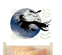 Adesivi Finestra da Parati Silhouette Luna