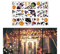 Adesivi Finestre Halloween Carini 9 Pezzi Decorazione PVC per Festa e/o Trattare