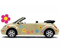 Adesivi fiore hippie, di adesivi auto - multi colorato misto - Hippie 031 (26)
