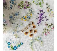 Adesivi Fiori Scrapbooking,120 Pezzi Scrapbooking Accessori Kit per Bullet Journal,Junk Journal,Journaling,DIY Craft,Arti Fai Da Te,Painting(Climbing Flowers)