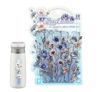 Adesivi Floreali Vintage Per Il Journaling | 20 Pezzi Decalcomanie Scatola Caramelle | Adesivi Per Busta Adesiva | Per Studenti Insegnanti Bambini Artisti Designer Collezionisti Scrapbooking