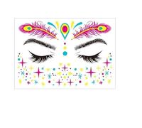 Adesivi fluorescenti, adesivi impermeabili for tatuaggi in maschera for nightclub, adesivi impermeabili(FA-011)
