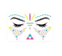 Adesivi fluorescenti, adesivi impermeabili for tatuaggi in maschera for nightclub, adesivi impermeabili(FA-007)