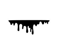 Adesivi for auto con gocce di sangue rosso, tema auto, stile decorativo, adesivi for fari auto, paraurti impermeabile(Black,20X7.1CM)