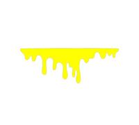 Adesivi for auto con gocce di sangue rosso, tema auto, stile decorativo, adesivi for fari auto, paraurti impermeabile(Yellow,50X17.8CM)