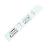 Adesivi for auto con lettere cromate nere 3D - Emblema adesivo in ABS compatibile con il badge del bagagliaio della serie 2 F45 F44(Bright Silver 218i)