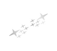 Adesivi for minigonne laterali auto, strisce for carrozzeria, decalcomanie, accessori protettivi compatibili con Impreza WRX GDB GVB 2018 2009 2014 2002 2015(Silver)