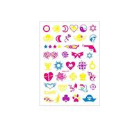 Adesivi for tatuaggi con stampa a lamina fluorescente, adesivi for tatuaggi sul braccio impermeabili(DKCS-037)