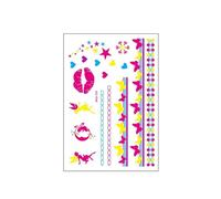 Adesivi for tatuaggi con stampa a lamina fluorescente, adesivi for tatuaggi sul braccio impermeabili(DKCS-039)