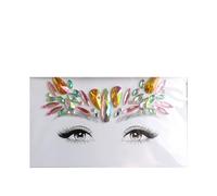 Adesivi for tatuaggi con strass for il viso, adesivi for la fronte con diamanti for ragazze(FG4005)