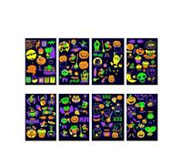 Adesivi for tatuaggi di Halloween, adesivi for tatuaggi sul braccio impermeabili, adesivi temporanei, uso for feste