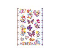 Adesivi for tatuaggi fluorescenti, adesivi for tatuaggi impermeabili, adesivi temporanei, decorazioni for feste(QMYG-005)