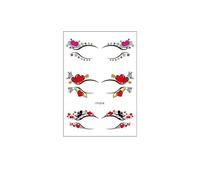 Adesivi for tatuaggi for viso e occhi, trucco for il viso da festa, adesivi for tatuaggi impermeabili(YY-014)