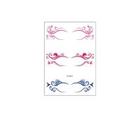Adesivi for tatuaggi for viso e occhi, trucco for il viso da festa, adesivi for tatuaggi impermeabili(YY-011)
