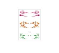 Adesivi for tatuaggi for viso e occhi, trucco for il viso da festa, adesivi for tatuaggi impermeabili(YY-010)