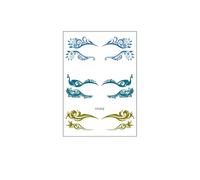 Adesivi for tatuaggi for viso e occhi, trucco for il viso da festa, adesivi for tatuaggi impermeabili(YY-012)