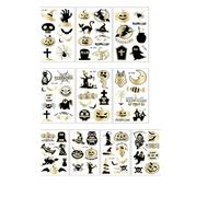 Adesivi for tatuaggi temporanei, adesivi for tatuaggi divertenti, decorazioni for feste e feste danzanti(22)