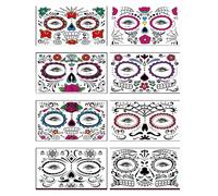 Adesivi for tatuaggi temporanei, adesivi for tatuaggi divertenti, decorazioni for feste e feste danzanti(8)