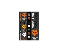 Adesivi fox heritage track nero bianco arancione
