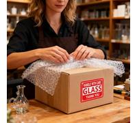 Adesivi Fragili | Etichette Di Avviso 250 Pezzi - Etichette Con La Dicitura Fragile E Maneggiare Con Cura,Per Scatole Uso Commerciale Materiali Cucina Televisione