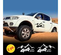 Adesivi fuoristrada Mitsubishi Pajero Outlander L200 HM montagna 4x4 off road