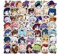 Adesivi Genshin Impact, 50PCS Stickers Genshin Impact, Stickers Anime, Adesivi Anime, Adesivi Manga, Genshin Impact Game Adesivi, Stickers Manga pour Enfants, Adultes