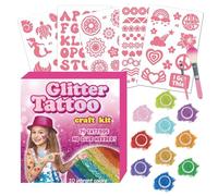 Adesivi glitterati per corpo, viso, adesivi per trucco, set di adesivi per il viso per bambini, adesivi per il trucco di carnevale, adesivi a mano impermeabili