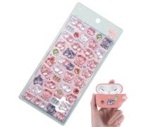 Adesivi gonfi 3D - Adesivi in resina a tema animali | Decalcomanie simpatico cartone animato, adesivo riutilizzabile con ricompensa gatto e maiale per diari, progetti fai da te, decorazioni per