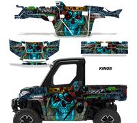 Adesivi Grafici AMR UTV Per Polaris Ranger 1000 XP Con DRS 2 DR 2018-24 Kings