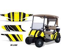 Adesivi Grafici Per Carrello Da Golf E-Z-GO TXT 1994-2013 Inline Y K
