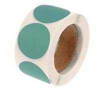 Adesivi gratta e vinci 6 rotoli 1800 pezzi Etichette adesive Etichetta autoadesiva a sorpresa(Green)