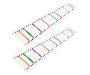Adesivi Guida Dita per Violino 4/4 Trasparenti, 2 Pezzi | Marcatori di Posizione per Principianti, Pvc Segni Chiari, per Apprendere Scale e Dita