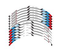 Adesivi impermeabili Per B&MW R1250RS R1250 Rs 1250 R 1250RS 17 Pollici Accessori Moto Adesivi Ruote Decalcomanie Cerchio Decorativo Strisce Riflettenti Set Cerchio adesivo ruota moto