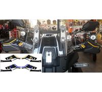 Adesivi in gel 3D kit protezioni paramani moto compatibili Suzuki V-Strom 1050