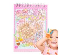 Adesivi in miniatura - Adesivi della casa 3D | Terapia della scena per bambini | Cabina simulata in miniatura Sscene adatto a progetti di artigianato creativo educativo per diario di scrapbooking