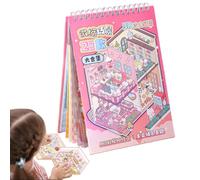 Adesivi in miniatura per artigianato e hobby creativi | Adesivi 3D per la casa del fumetto,Forniture per scrapbooking, diario e carta creativa per quaderni e