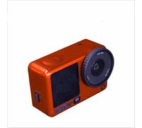 Adesivi in PVC per DJI Osmo Action 6, pellicola protettiva, antigraffio, rimovibile, per DJI Osmo Action 6 Action Camera Wrap (arancione fluorescente)