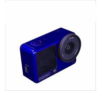 Adesivi in PVC per DJI Osmo Action 6, pellicola protettiva, antigraffio, rimovibile, per DJI Osmo Action Camera Wrap (blu scuro fluorescente)