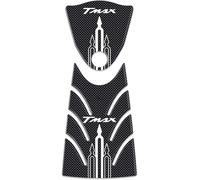 Adesivi in Resina 3D Decorazioni e Protezioni di Moto Scooter Sportello Serbatoio e Pedana Frontale compatibili con Yamaha Tmax 500 2008-2011 Bianco