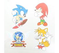 Adesivi In Vinile Di Sonic The Hedgehog, Set Di 4