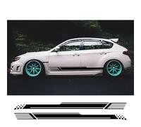 Adesivi in vinile per portiere auto, per Audi, per BMW, per Ford, per VW, per Nissan, per Lada, eleganti grafiche a griglia, strisce lunghe, decalcomanie, accessori per il tuning